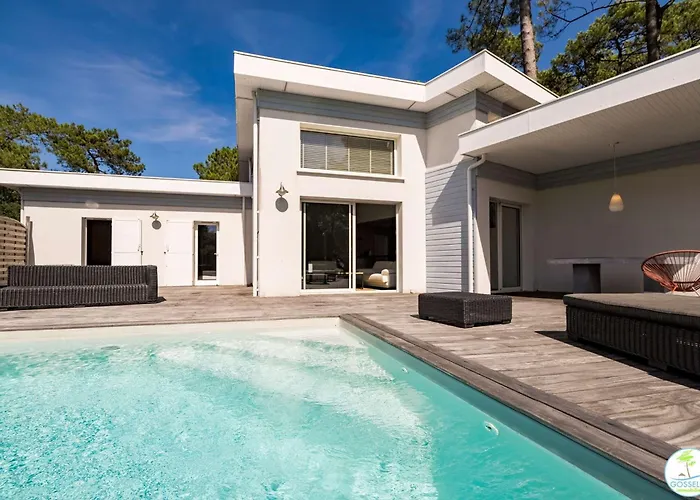 Familiale Avec Piscine 10 Pers * 비스카로세