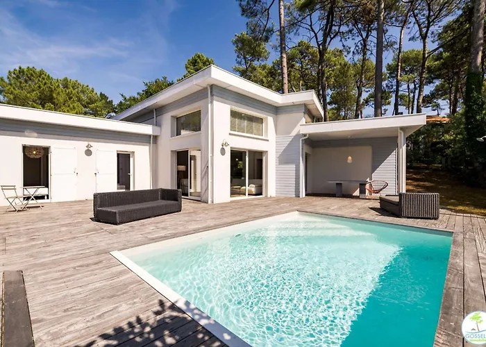 Familiale Avec Piscine 10 Pers 빌라 비스카로세